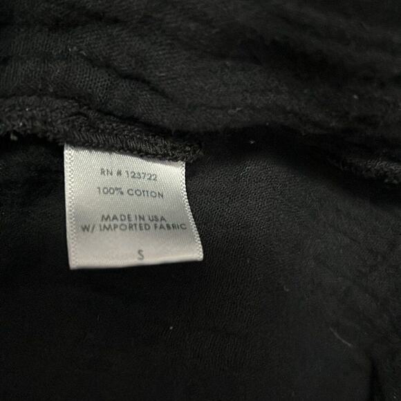 XIRENA 100% COTTON‎ BLACK BLOUSE SIZE S - Picture 6 of 6